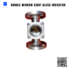 double window sight glass indicator
