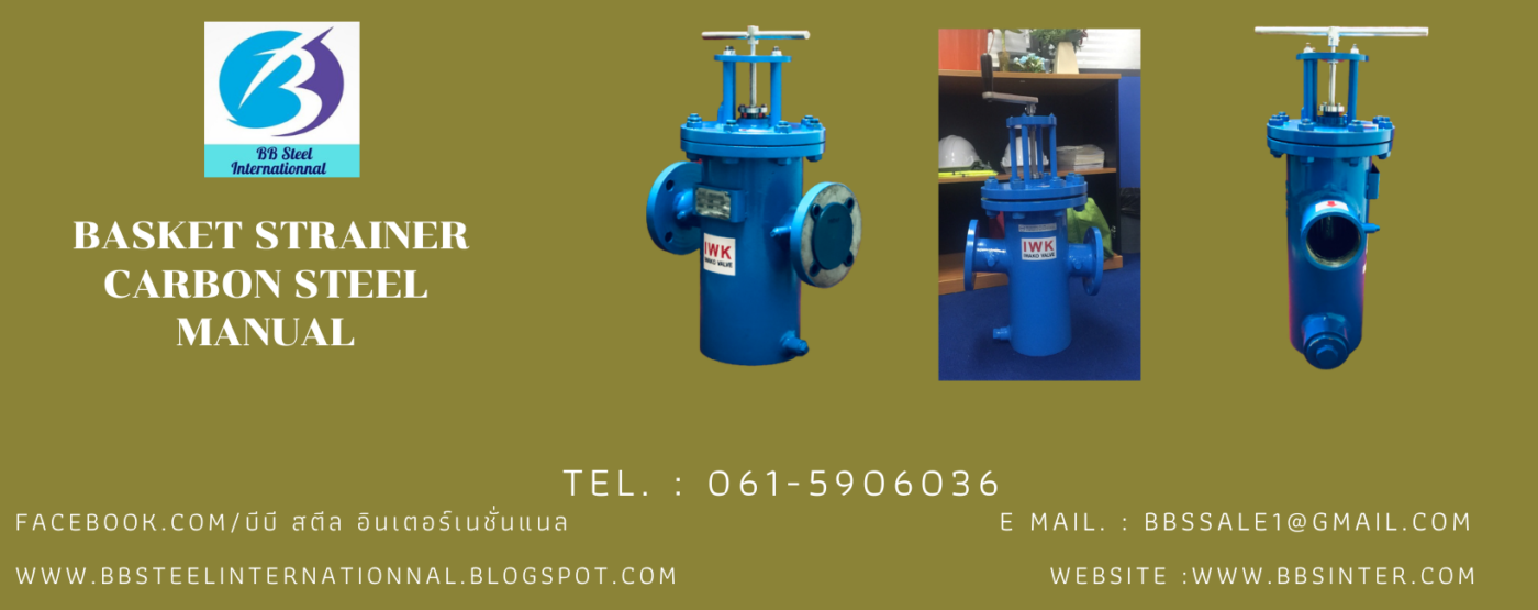 basket strainer wastewater treatment plant