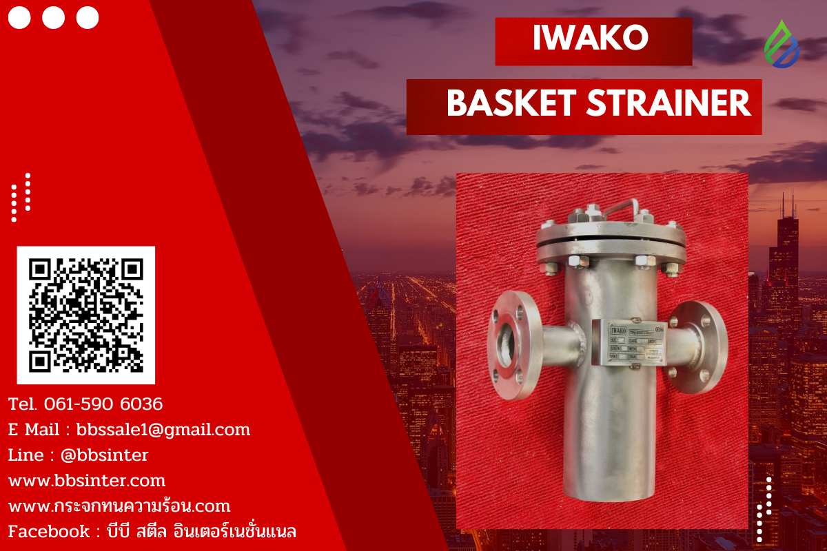 flanged basket strainer