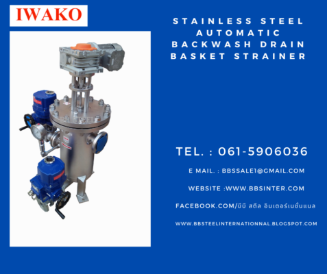stainless steel basket strainer backwash ราคา