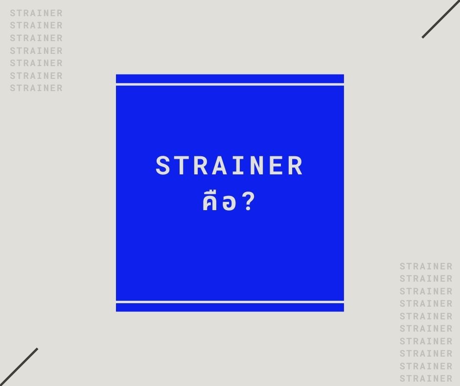 strainer คือ