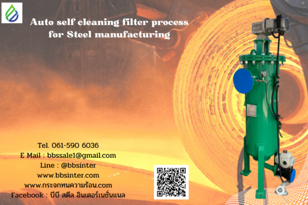 auto self cleaning filter process for steel