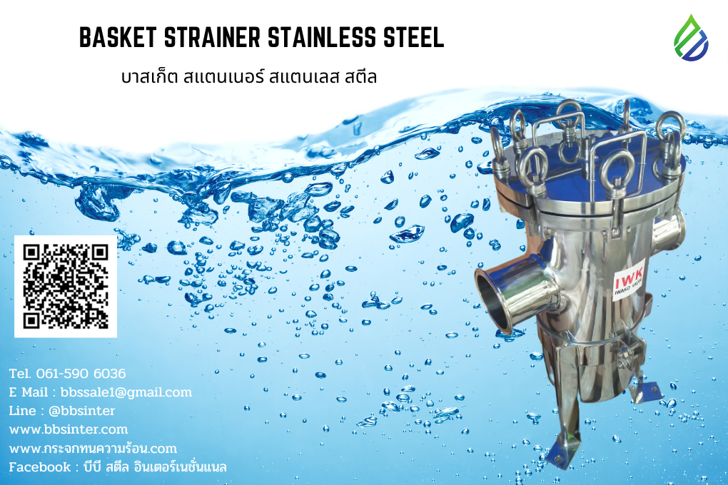 basket strainer stainless steel industrial