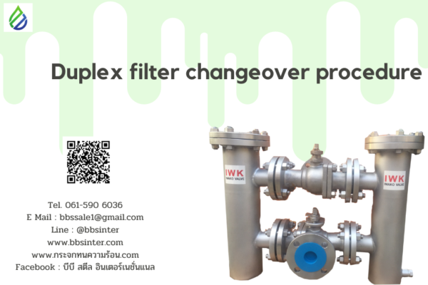 duplex filter changeover procedure