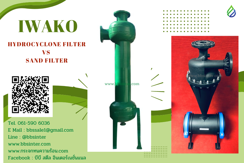 Hydrocyclone filter vs sand filter