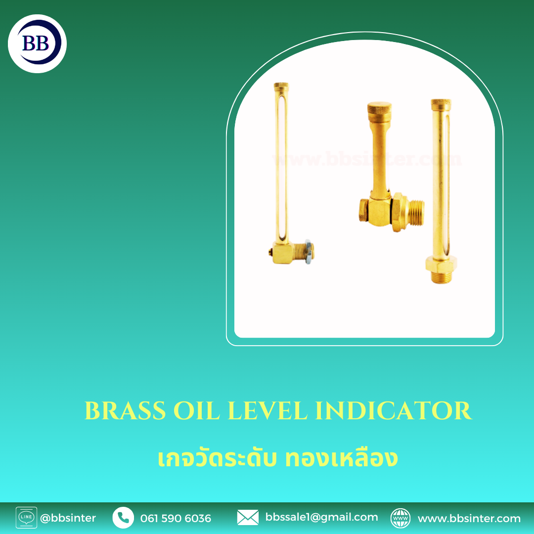 Brass oil level indicator