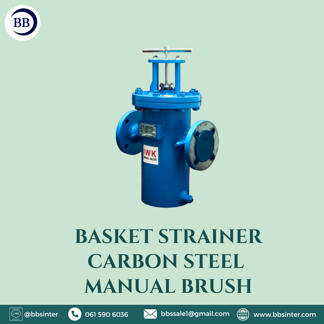 basket strainer carbon steel manual brush