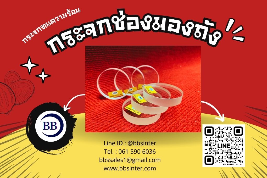 disc borosilicate sight glass iwako