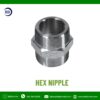 ​นิปเปิ้ล Hex Nipple  3000lbs เกลียว NPT Stainless Steel