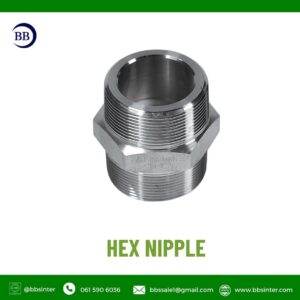 ​นิปเปิ้ล Hex Nipple  3000lbs เกลียว NPT Stainless Steel