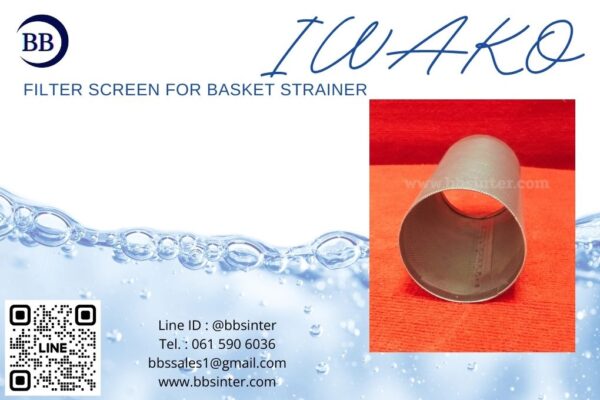 stainless steel screen mesh filter for industrial y strainer iwako
