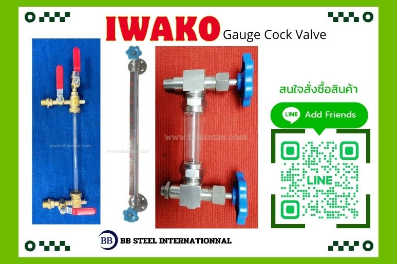 water liquid level gauge cock iwako
